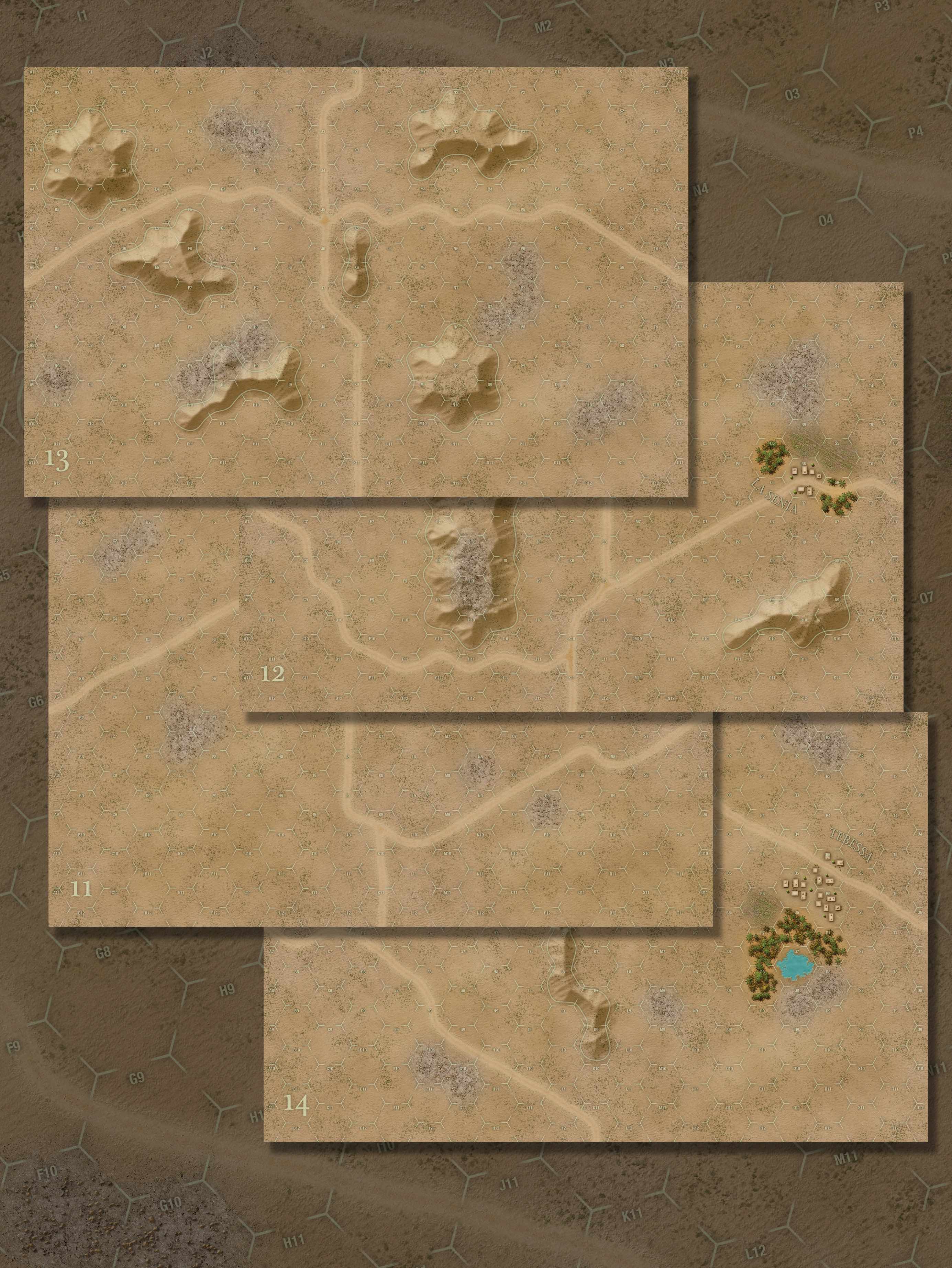 Desert Heat Second Edition Maps 1