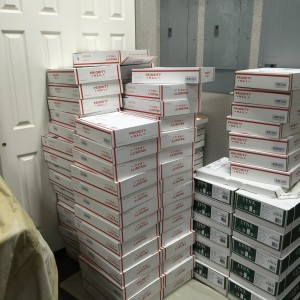 Heroes of Normandy games ready for shipment.