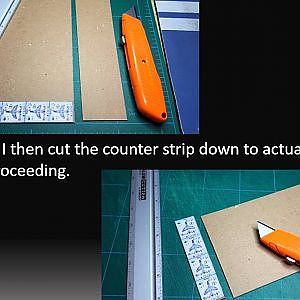 Double Sided Counter Construction - YouTube